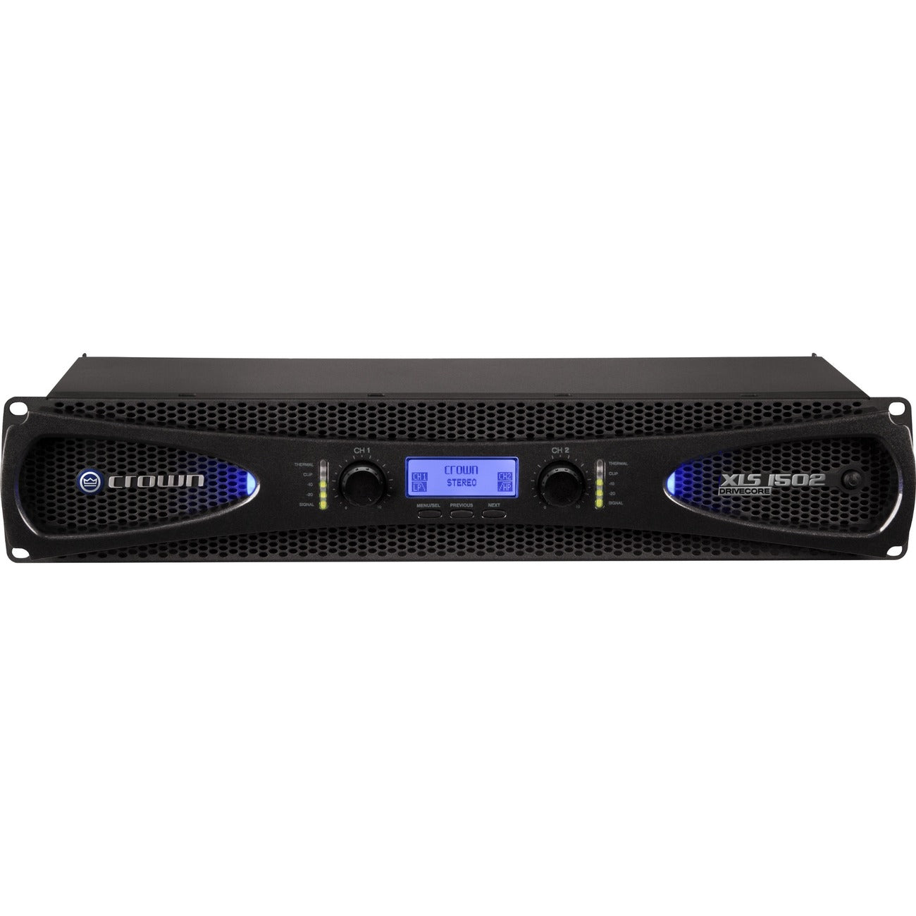 Crown XLS DriveCore 2 1502 Amplifier - 1500 W RMS - 2 Channel - Black Crown XLS DriveCore 2 1502 Amplifier - 1500 W RMS - 2 Channel - Black